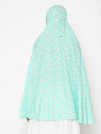 Minimal Floral Modest Namaz Dupatta