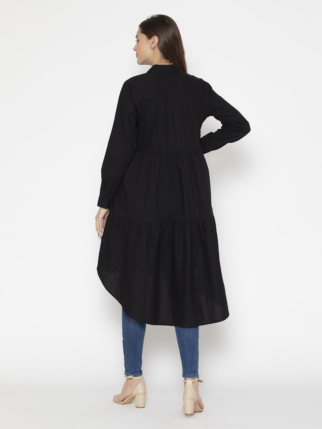 Eternal Noble Dotted Dress Black