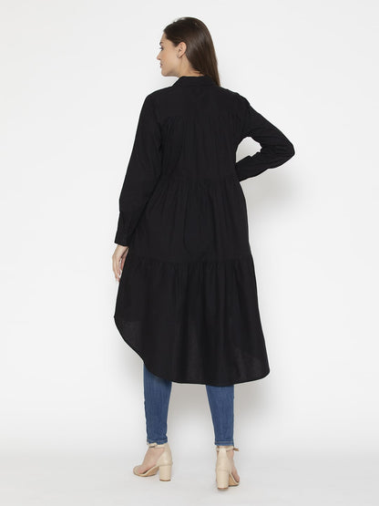 Eternal Noble Dotted Dress Black