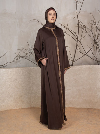 Women Embroidered Abaya Burqa