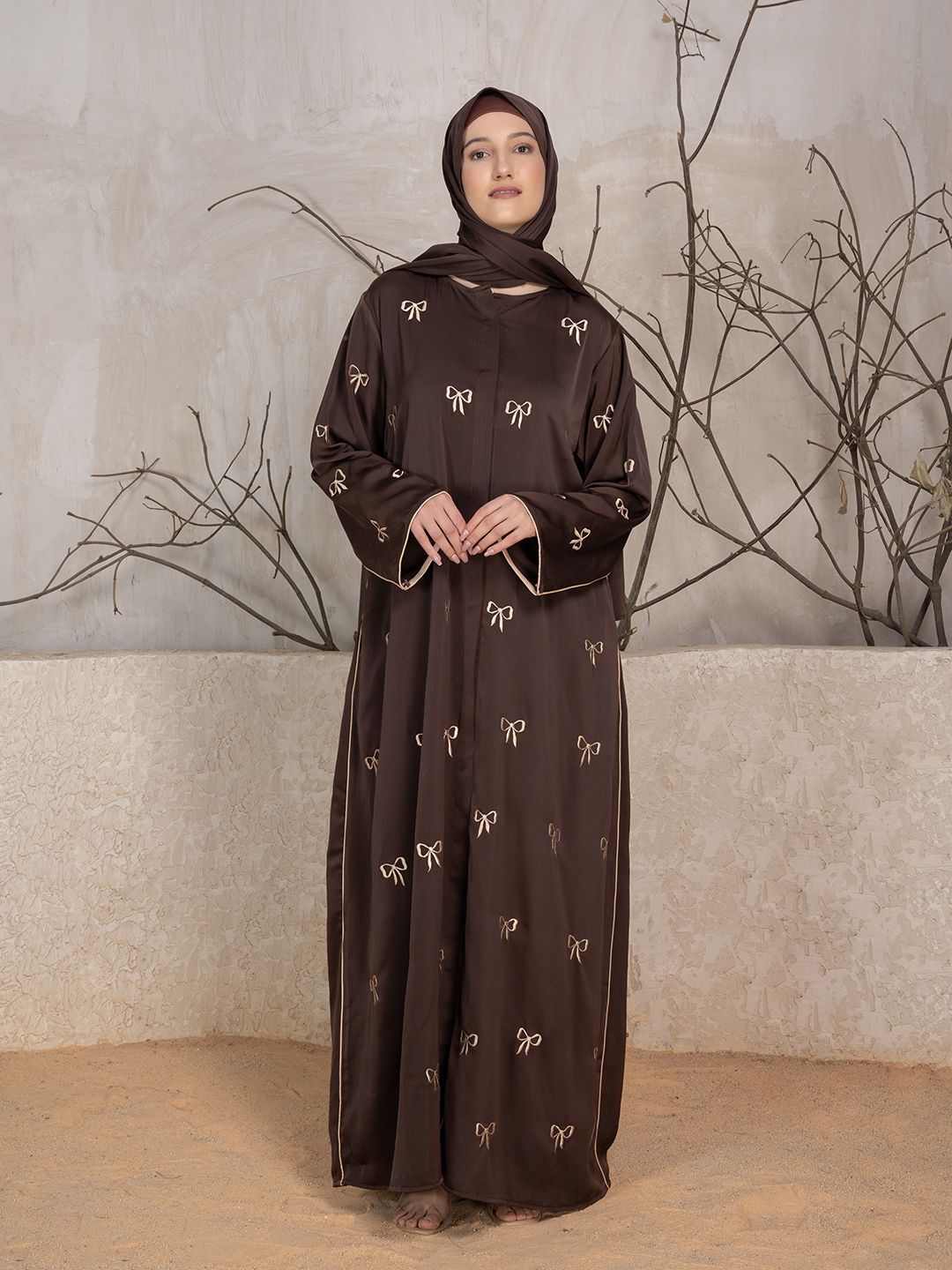 Women Embroidered Abaya Burqa