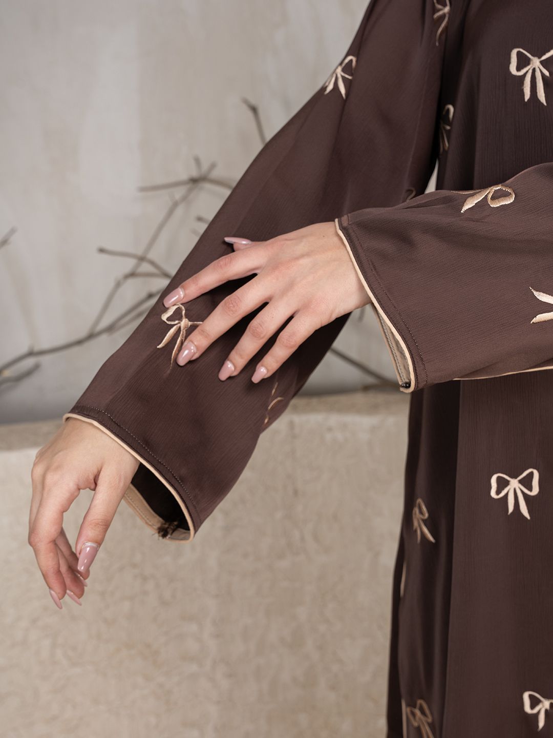 Women Embroidered Abaya Burqa