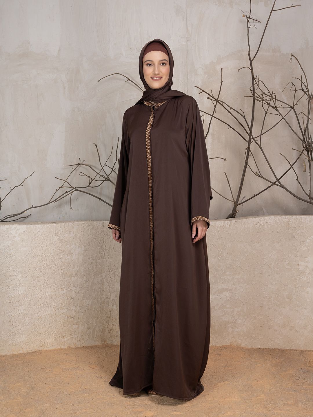 Women Embroidered Abaya Burqa