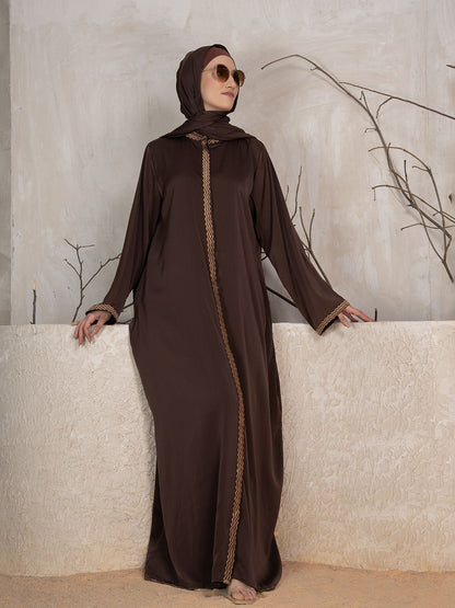 Women Embroidered Abaya Burqa