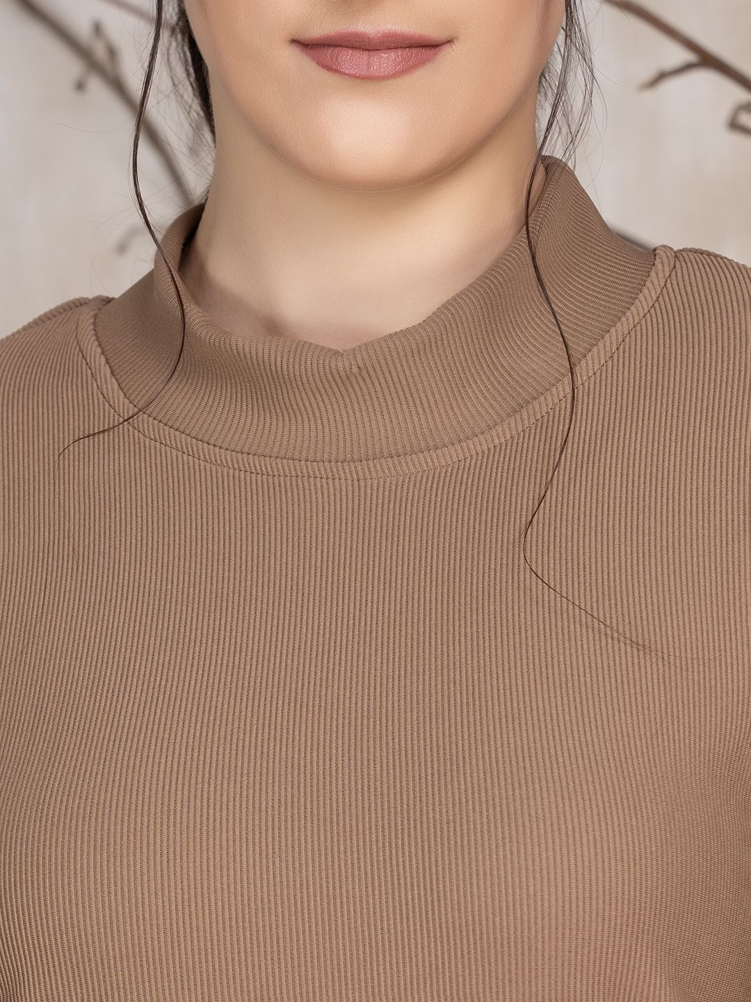 Ribbed Winter Co-ord Set With Trouser