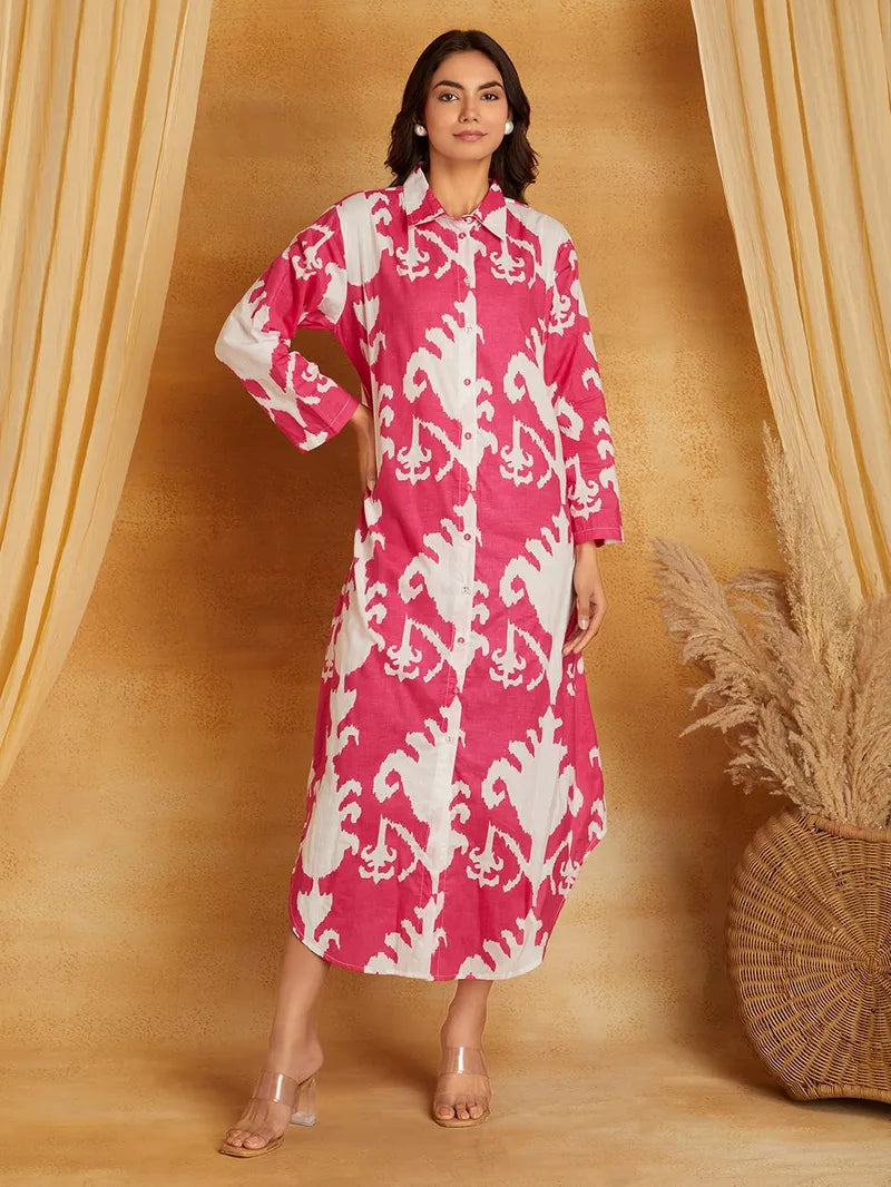 Printed Cotton Dress