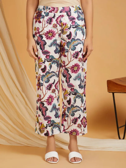 Multicolor Printed Cotton Co-ord Set- Set of 2