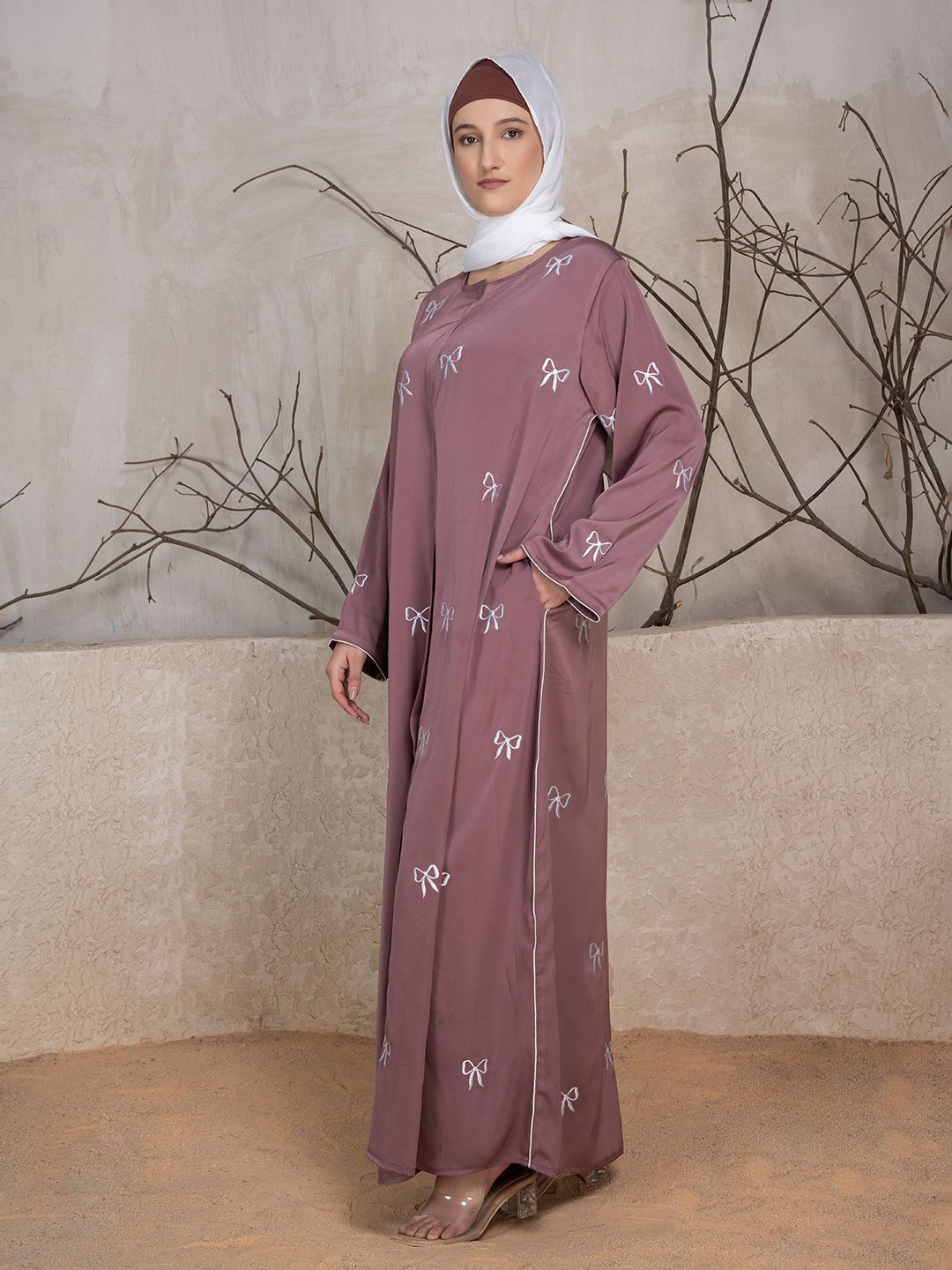 Women Embroidered Abaya Burqa