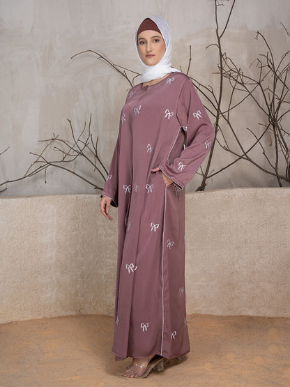 Women Embroidered Abaya Burqa